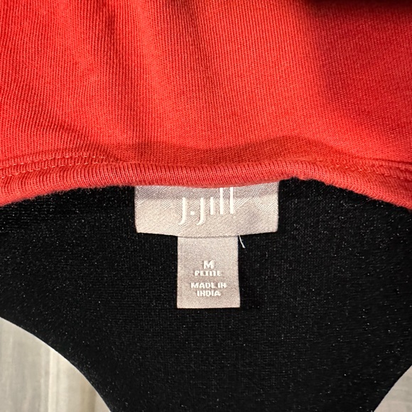 J.Jill Rust Orange Tiered Sleeveless Maxi Dress - Picture 4 of 4